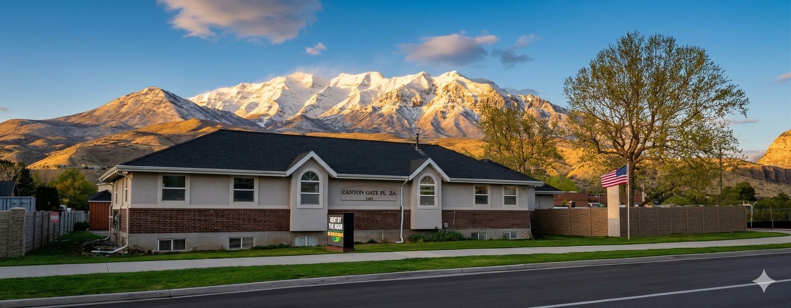 Canyon Gate Wellness Studios building in Orem, Utah, where Michael Jaece practices massage therapy and Ashiatsu.